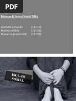 Isolasi Sosial Sdki, Siki, Slki | PDF