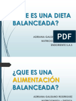 Taller 3. Dra. Adriana Galeano Alimentación Balanceada PDF