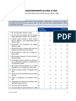 Escala Multicomponente de Fobia Al Sida