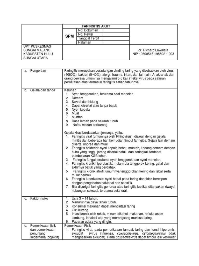 Spm Faringitis Akut Docx