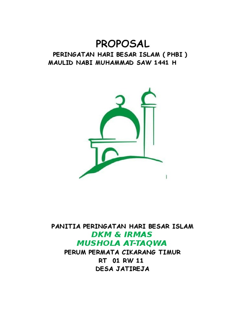 Proposal Maulid Nabi Doc Download File Guru