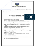 Laboratory Safety Guidelines