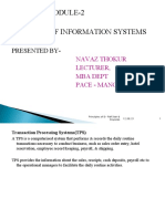 Module-2 Kinds of Information Systems: Presented by