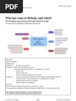 Download KS3 Who has come to Britain and when Developing questioning through timeline maps by Ireland in Schools SN4371803 doc pdf