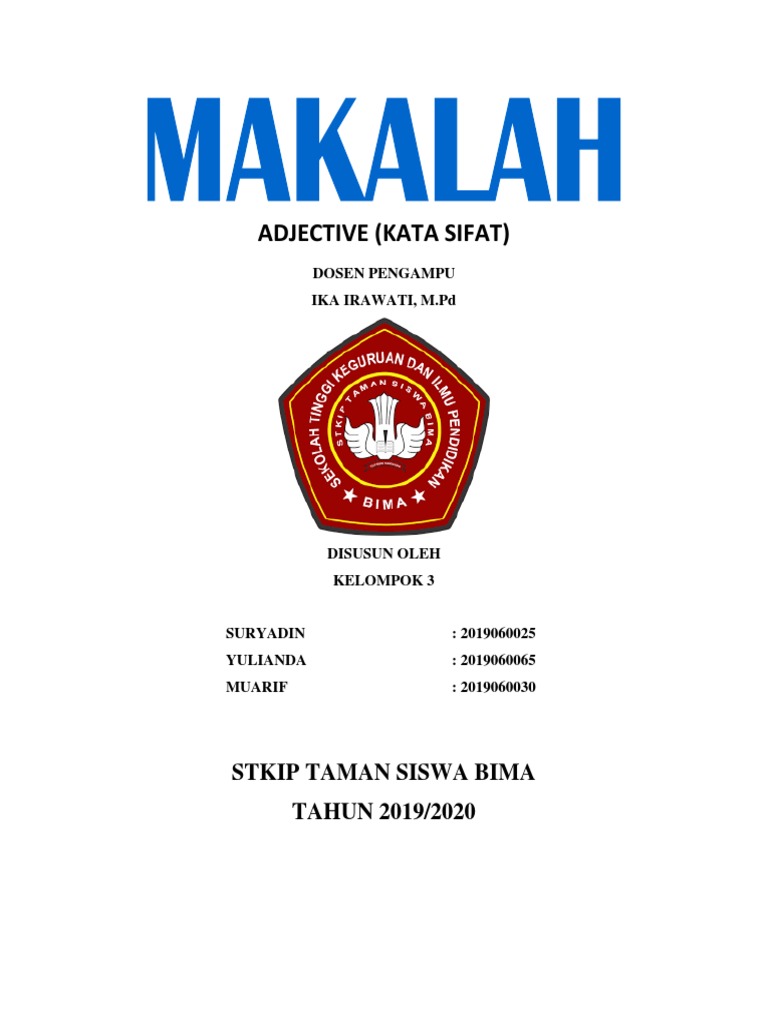 Bhs Inggris Kata Sifat PDF