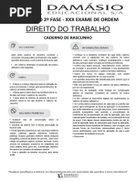 Caderno Completo - Simulado 2 Fase Direito Do Trabalho - XXX