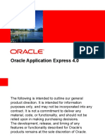 Oracle Application Express 4.0