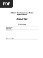 High Level Solution Design Document Template | PDF | Design | Databases