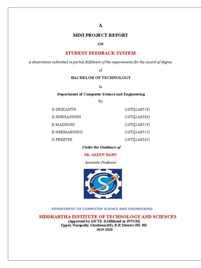 Student Feedback System in PHP | PDF | Php | Class (Computer Programming)