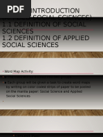 Course Introduction (Applied Social Sciences) .Odp