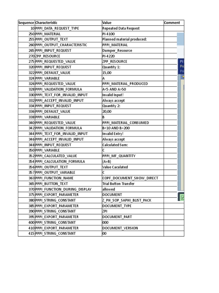 Process Data Request Instructions | PDF | Parameter (Computer ...