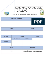 Plantilla para El Informe Final