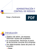 Administración y Control de Riesgos