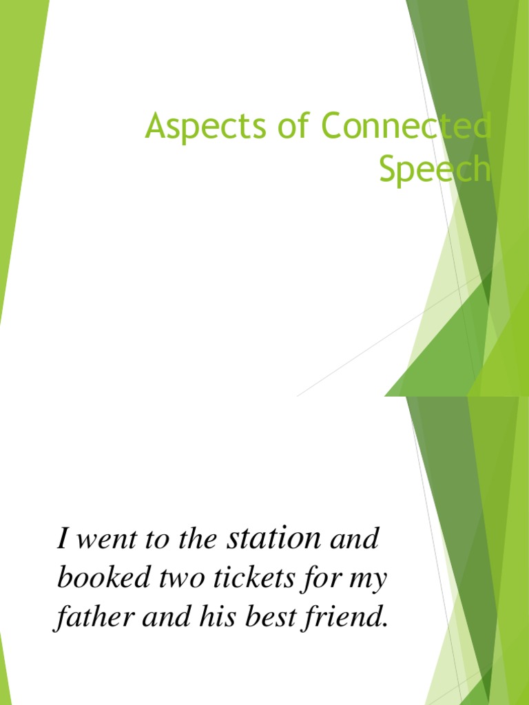 Ascpects of Connected Speech (4056) | PDF | Human Voice | Linguistics