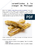 Crepes Caramelisees a La Fleur Doranger de Philippe Conticini 2