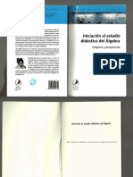 Iniciación Al Estudio Didáctico Del Álgebra - Carmen Sessa PDF