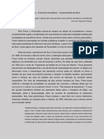 Trabalho Grupo Técnica - O Psicanalista de Dora