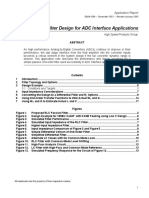 RLC Filter Design For ADC Interface Applications PDF