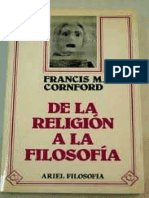 Cornford Francis M - De La Religion A La Filosofia.PDF