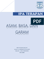 Modul IPA Asam, Basa, Dan Garam