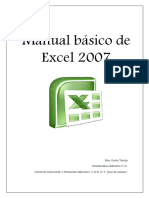 Manual Básico de Excel 2007 PDF