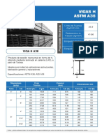 Vigas H ASTM A-36 PDF