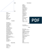 Voice Commands PDF