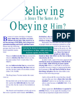 Believing Obeying PDF