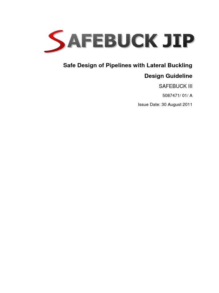 SAFEBUCK III Design Guideline Rev A E1 PDF | PDF | Buckling 