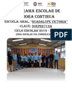Programa Escolar de Mejora Continua 2019-2020