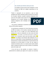 Desafíos para América Latina y El Caribe