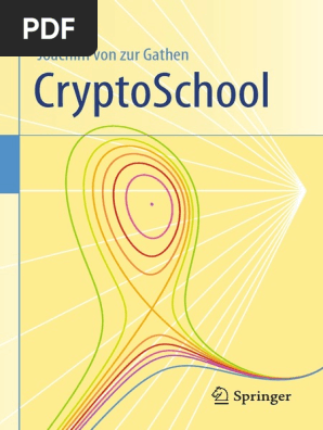 Joachim Von Zur Gathen Cryptoschool Springer 2015 Pdf Cryptography Teaching Mathematics
