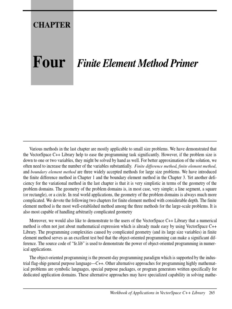 Finite Element Method Primer PDF | PDF | Class (Computer Programming ...