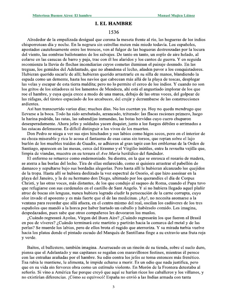 El Hambre Manuel Mujica Lainez Pdf Pdf