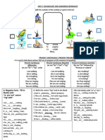 Unit 5 Vocabulary and Grammar Workshop