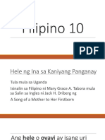 Filipino 10 Hele