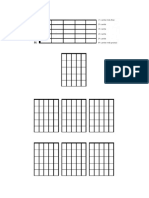 FORMATO PARA DIBUJAR NOTAS DE GUITARRA