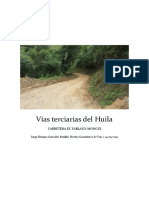 Vías Terciarias Del Huila