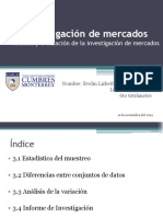 Investigación mercados análisis evaluación