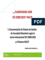 ISO 22000 HACCP Doc Sist Gestión