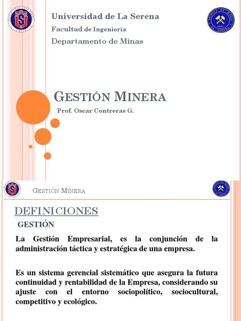 Gestión Eficiente en Minas Argentinas | PDF | Planificación | Minería
