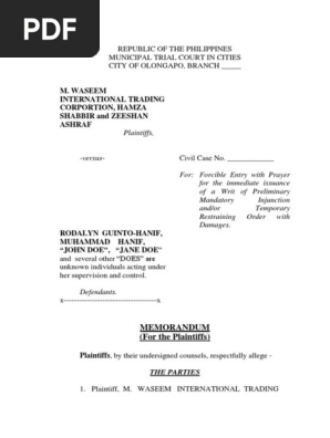 Memorandum 