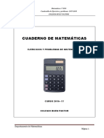 Cuadernillo Matematicas 1ESO - 2017-18