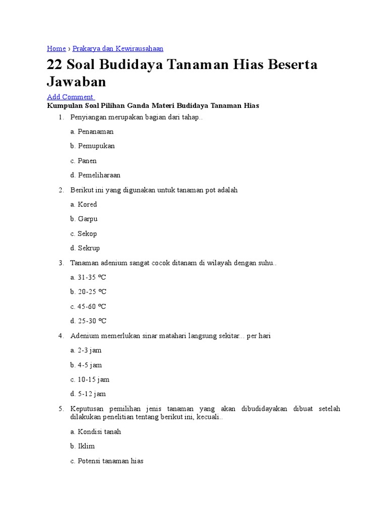 Tanaman Hias Pdf