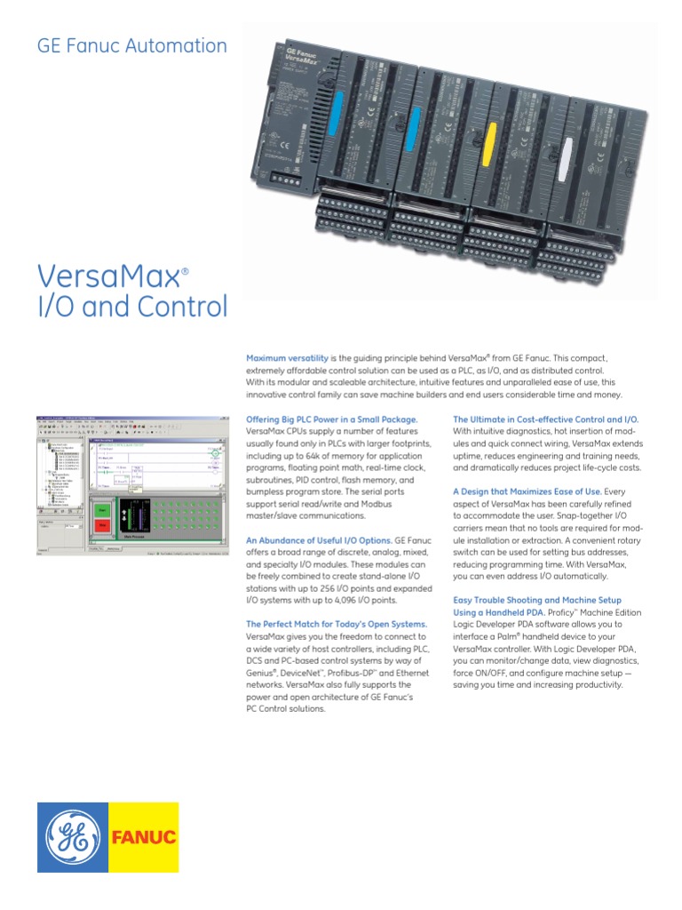VERSAMAX IO | Programmable Logic Controller | Network Interface Controller
