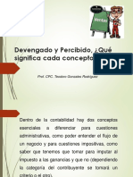 Devengado vs Percibido: diferencias clave para contabilidad