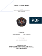 Suksesi - Suksesi Negara Fakultas Hukum U PDF