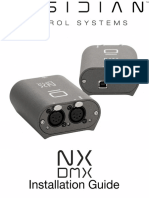 Obsidian NX DMX Installation Guide