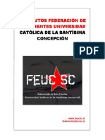 Estatutos de la Federación de Estudiantes de la Universidad Católica de la Santísima Concepción (FEUCSC)