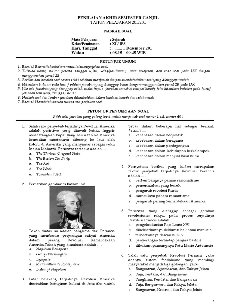 Soal Pas Sejarah Kelas Xi Programpendidikan Com Docx